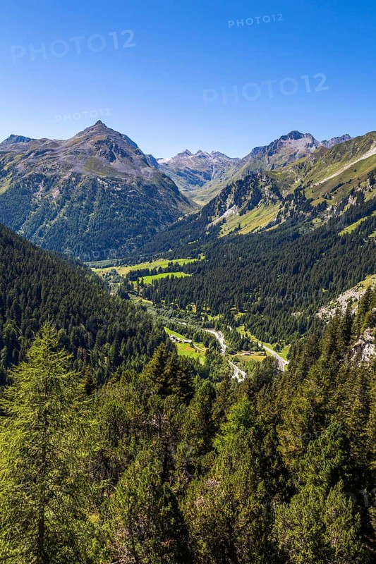View on Maloja Pass