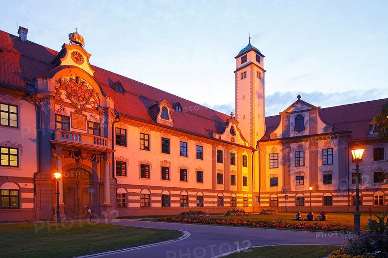 Princely Bishop's residence at dusk