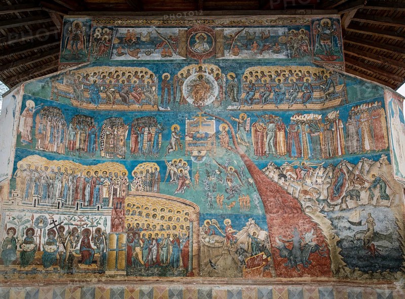 Outdoor fresco The Last Judgement