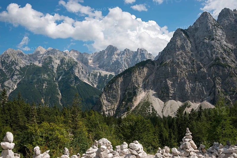 Mountains between Kranjska Gora and Trenta