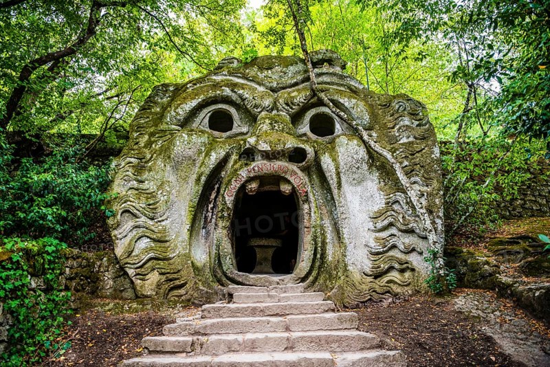 Sculpture of Orcus mouth