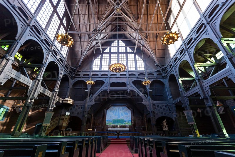 Interior of Kiruna Church