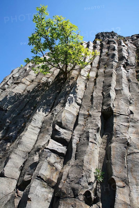 Volcanic basalt rock of Hegyestu