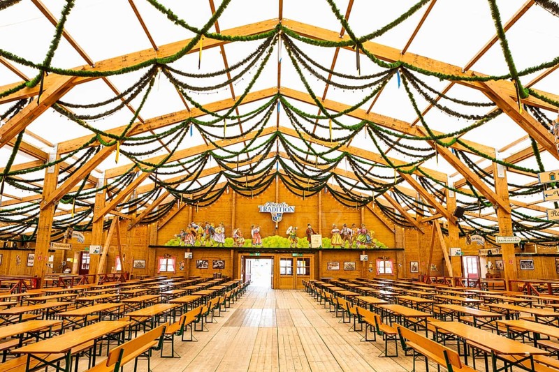 Construction of a marquee tradition