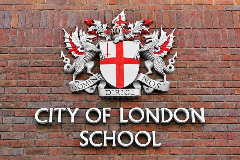 City of London School sign
