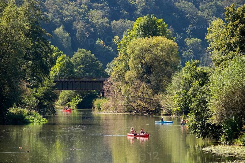Canoe and kayak on the Altmuhl River