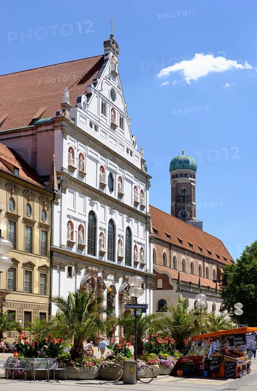 Michaelskirche and church tower of the cathedral