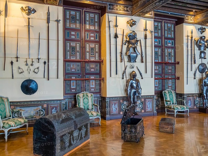 Interior with armor