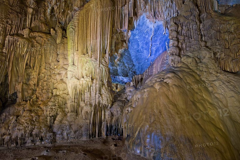 Stalactites and stalagmites