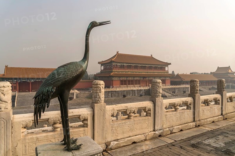 Bronze Crane