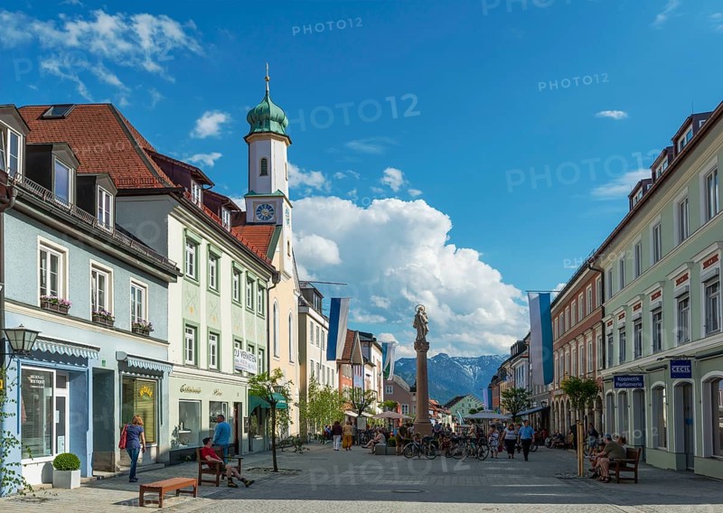 Untermarkt with daughter church Maria Hilf