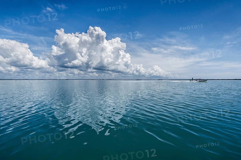 Clouds over the sea