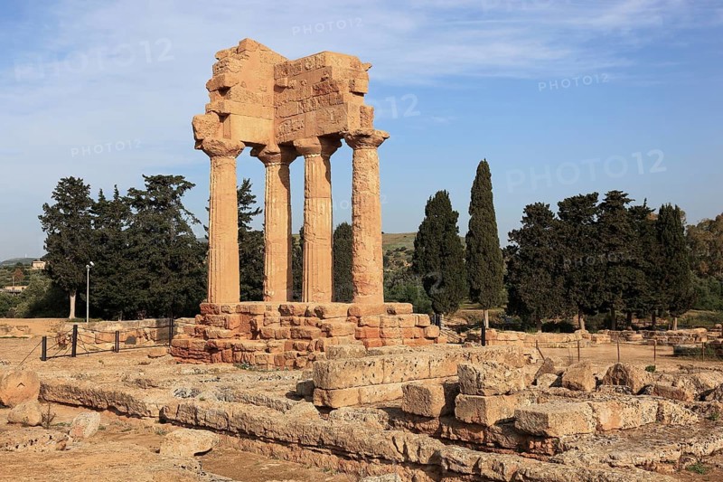 Remains of theTemple of the Dioscuri
