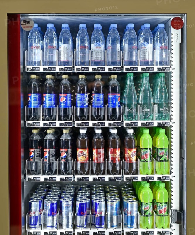 Drinks in plastic bottles
