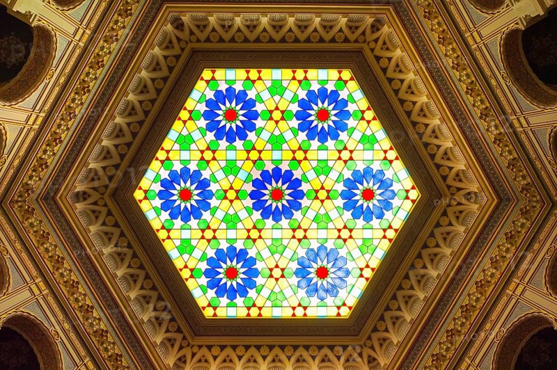 Stained-glass ceiling