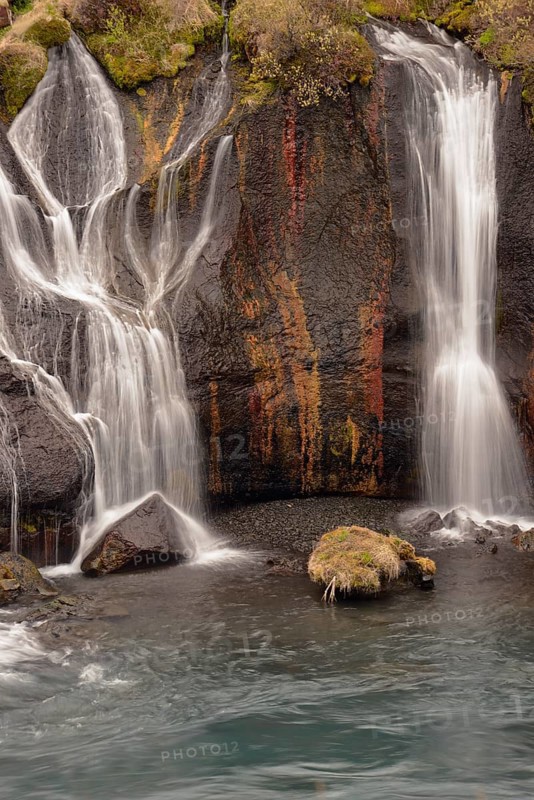Hraunfossar waterfalls