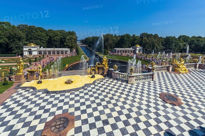 Main channel of The Peterhof Palace
