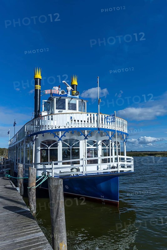 Paddle wheel steamer