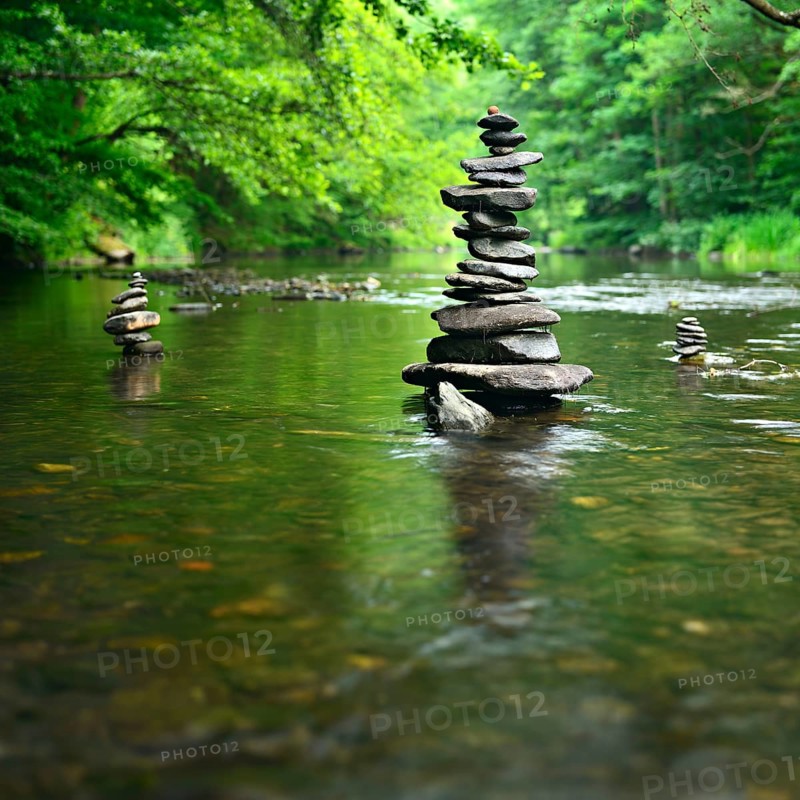 Stone pyramids