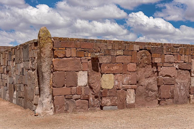 Outer wall of the Kalasasaya temple