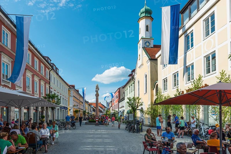 Untermarkt with daughter church Maria Hilf