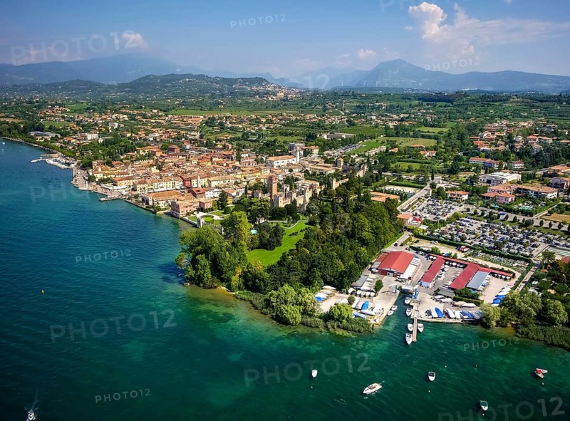 Townscape with Castello di Lazise