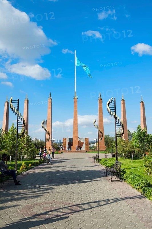 Granite obelisks