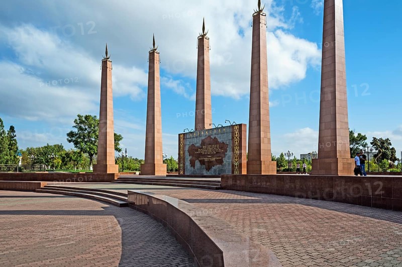 Granite obelisks