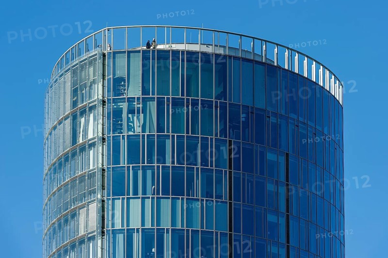 People on viewing platform
