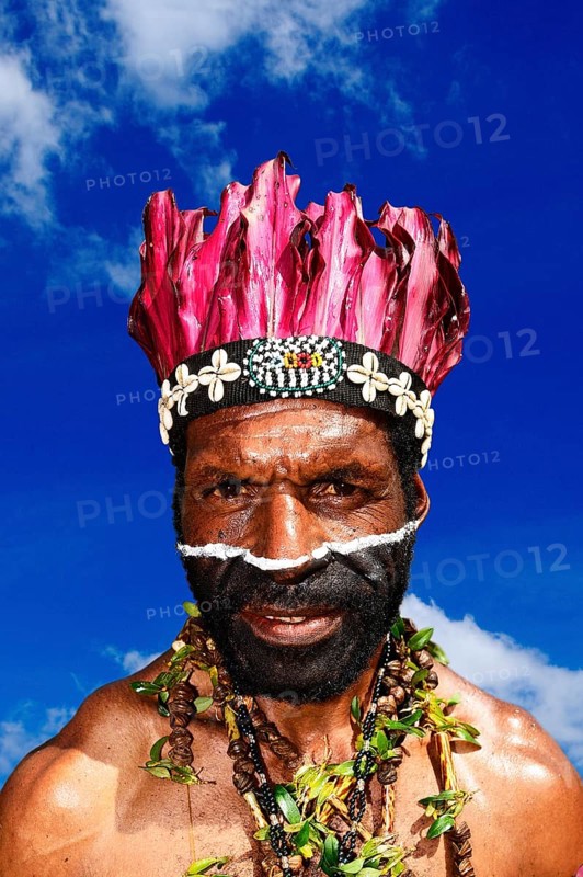 The highland tribes present themselves at the annual Sing Sing of Goroka