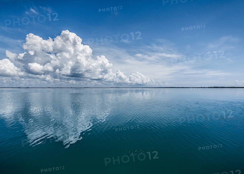 Clouds over the sea