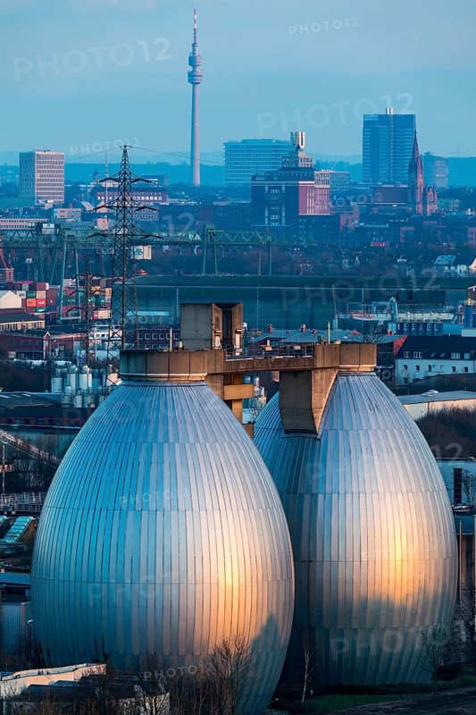 City panorama of Dortmund
