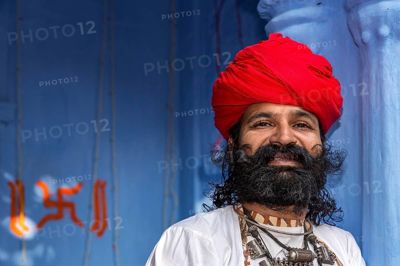 Rajasthani dressed in traditional clothes
