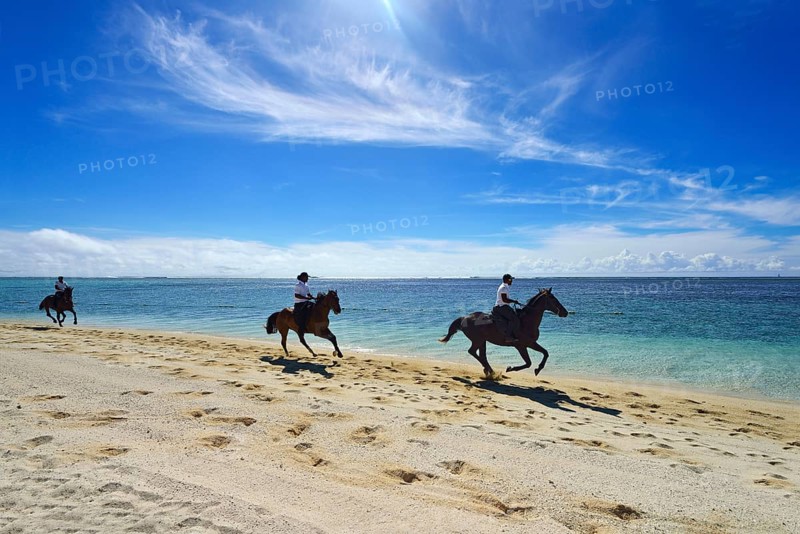 Rider at Le Morne Beach