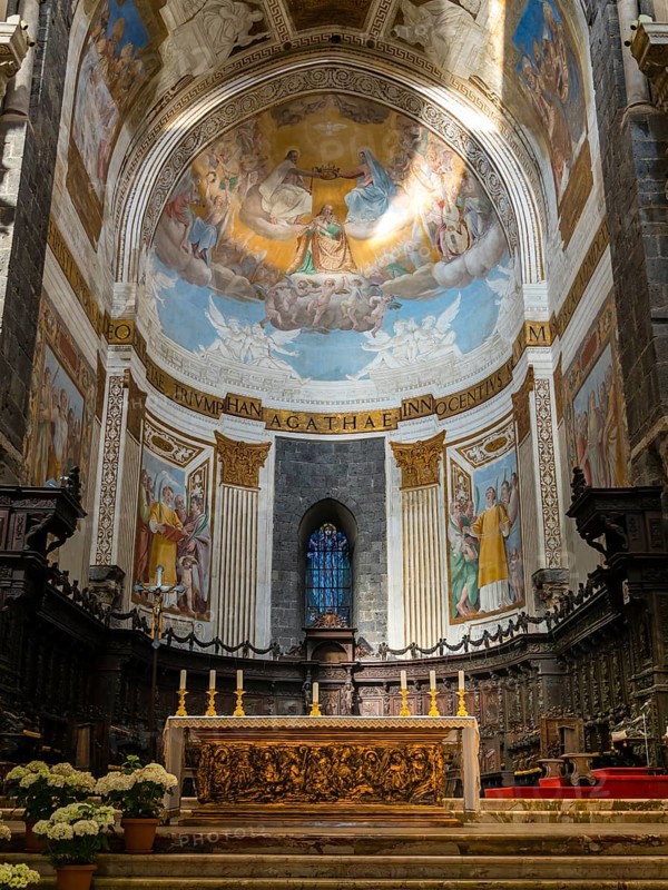 Interior of the Cathedral of St. Agata