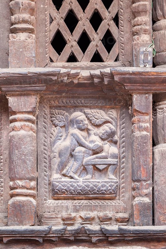 Erotic display at Dattatreya Temple