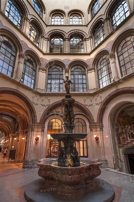 Courtyard with fountain