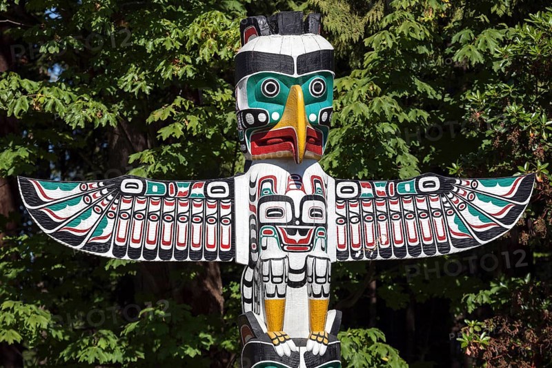 Totem Pole in Stanley Park