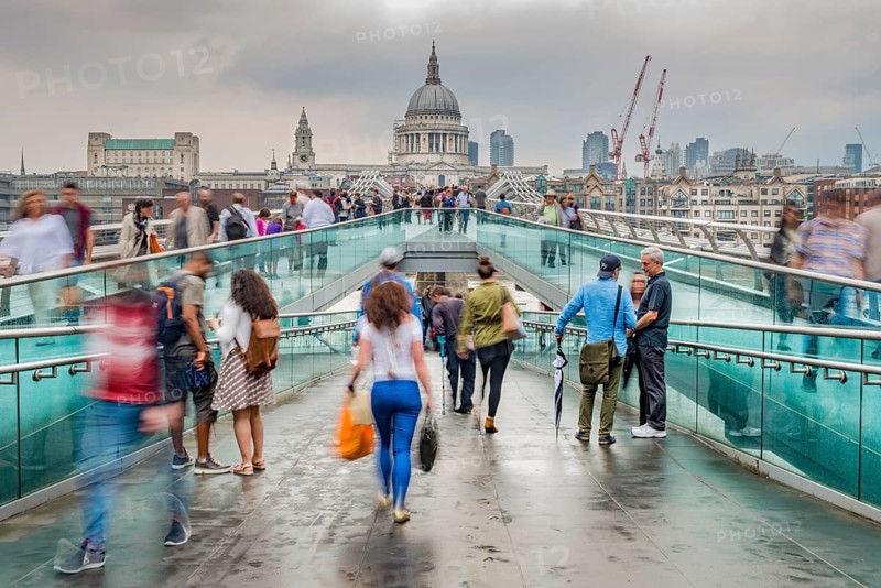Millenium Bridge and St. Paul's Cathedral