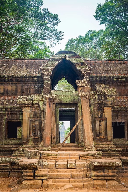 Temple ruin at the eastern entrance