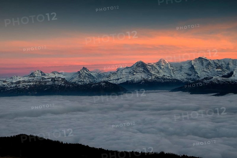 Mountain range Above the clouds