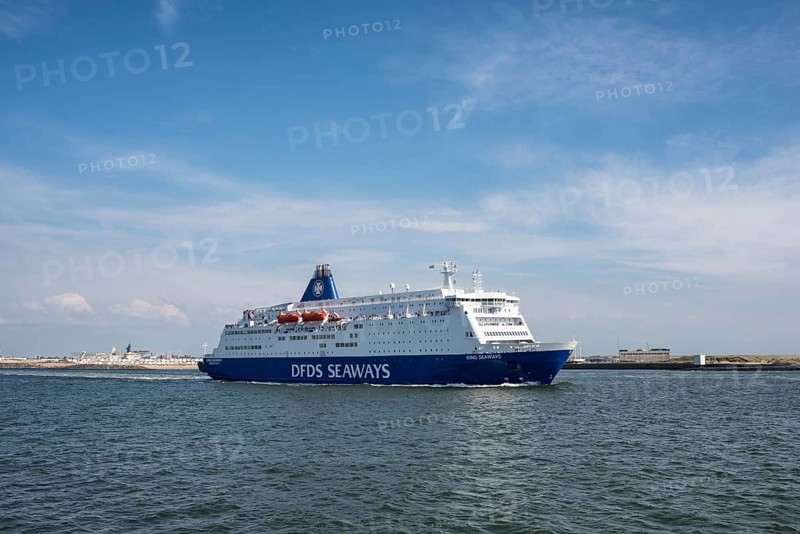 Ferry King Seaways on the Dutch North Sea coast