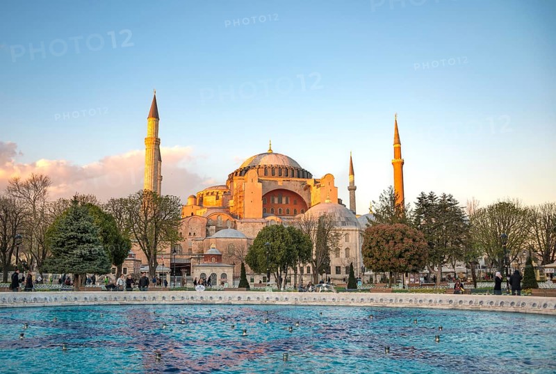 Hagia Sophia at sunset