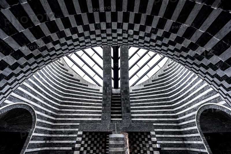 Modern interior of the chapel of Chiesa San Giovanni Battista
