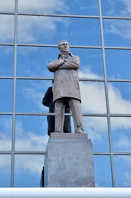 Sir Alex Ferguson statue outside Old Trafford