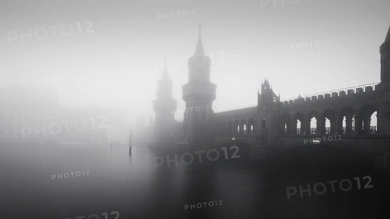 Foggy Oberbaum Bridge