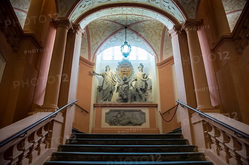 Staircase to the museum