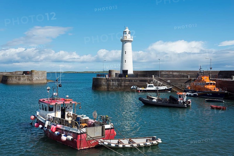 Lighthouse and harbor