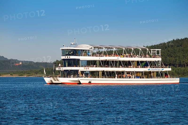 Passenger ship Trimaran MS Brombachsee Lake Brombachsee