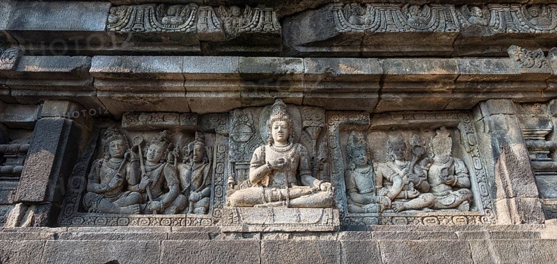 Relief at Prambanan temple
